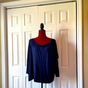 Capsule/simply be 3/4 lengthsleeve cowl neck shirt